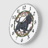 Horloge de Terrier d'écossais (Angle)
