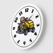 Horloge de tondeuse à gazon d'équitation (Angle)