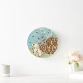 Horloge de tortue birmane personnalisable (Maison)