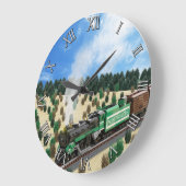 Horloge de train Green Mountain 4-8-2 (Angle)