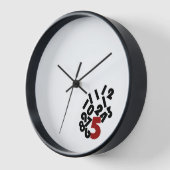 Horloge de travail amusante (Angle)