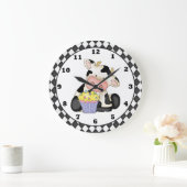 Horloge de vache à cupcake (Maison)