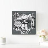 Horloge de Vancouver Cadeaux Décor Premières natio (Maison)