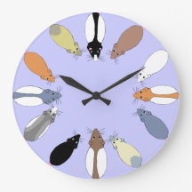 horloge de variétés de rat