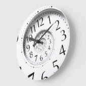 Horloge décorative de l'infini spirale Abstraite (Angle)