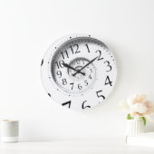 Horloge décorative de l'infini spirale Abstraite (Maison)