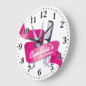 Horloge décorative du salon de coiffure (Angle)
