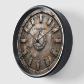 Horloge décorative en quartz Machine en fer (Angle)