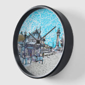 Horloge décorative murale (Angle)