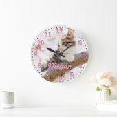 Horloge décorative personnalisée Kitten (Maison)