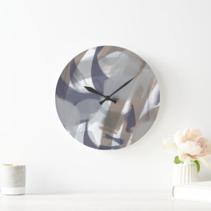 Horloge décorative tons muets