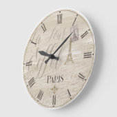 Horloge décorative Tour Eiffel Paris (Angle)