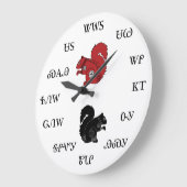 Horloge d'écureuil de Cherokee (Angle)