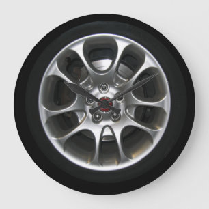 Horloge d'enjoliveur de roue de voiture