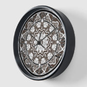 Horloge Dentelle blanche (Angle)