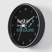 HORLOGE DÉPLACEMENT EN NOUVELLE-ZÉLANDE KIWI PAUA (Angle)