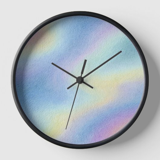 Horloge Dérive de ciel pastel (Recto)
