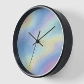 Horloge Dérive de ciel pastel (Angle)
