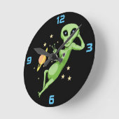 Horloge des Aliens de la paix spatiale (Angle)