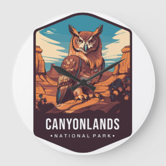 Horloge des animaux du parc national de Canyonland