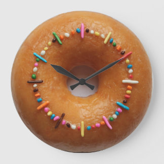 Horloge des arrosages de Donut glacé