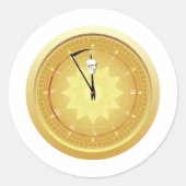 Horloge des autocollants de la mort (Devant)