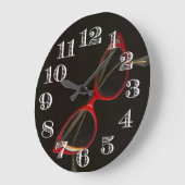 Horloge des cadres de lunettes cool (Angle)