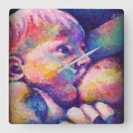 Horloge des Carrés de bébé (Recto)