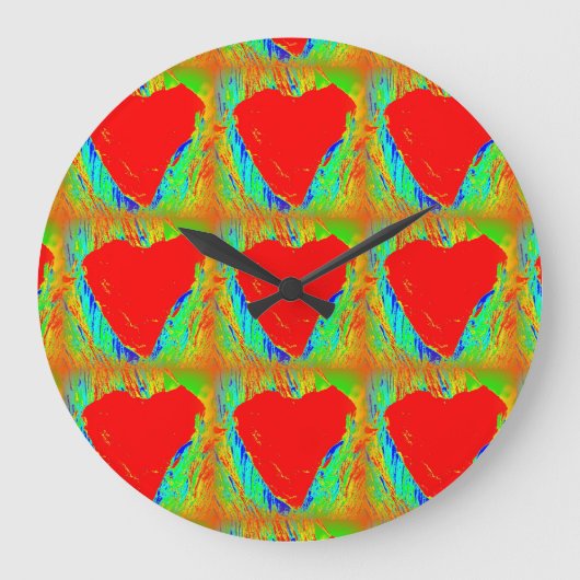 horloge des coeurs rouges (Recto)