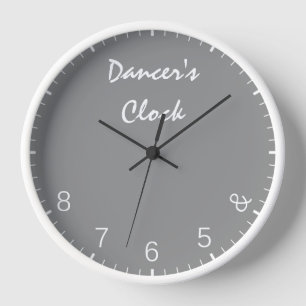 Horloge des danseurs gris - Danser drôle Humour