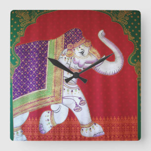 Horloge des éléphants indiens