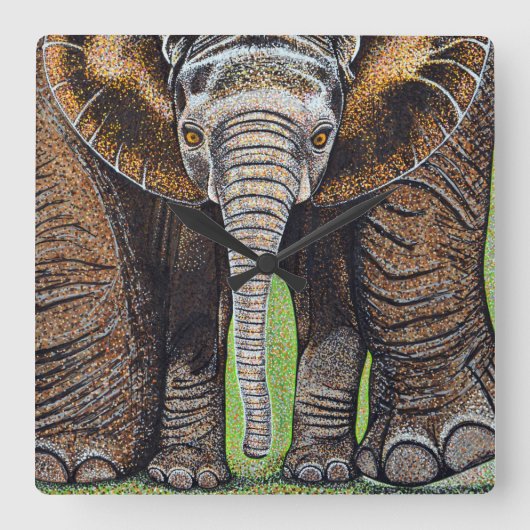 Horloge des éléphants - Maman et Moi (Recto)