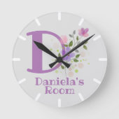 Horloge des enfants avec nom Daniela (Recto)