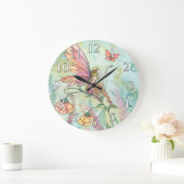 Horloge des fées et des papillons par Molly Harris (Maison)