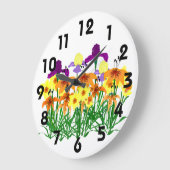 Horloge des fleurs du jardin (Angle)