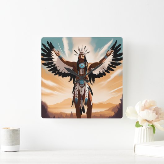 Horloge des guerriers amérindiens (Maison)