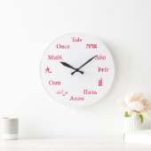Horloge Des Langues Internationales (Rouge / Crims (Maison)