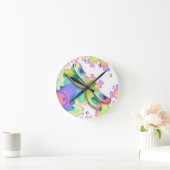 Horloge des libellules Pastel (Maison)