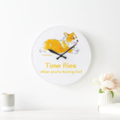 Horloge des mouches de plaisir Corgi (Maison)