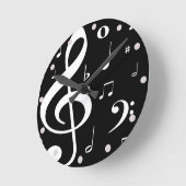 Horloge des notes musicales (Angle)