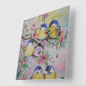 Horloge des oiseaux du printemps (Angle)