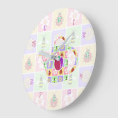 Horloge des patchs de printemps (Angle)