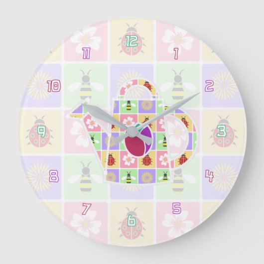 Horloge des patchs de printemps (Recto)