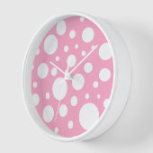 Horloge des points roses (Angle)