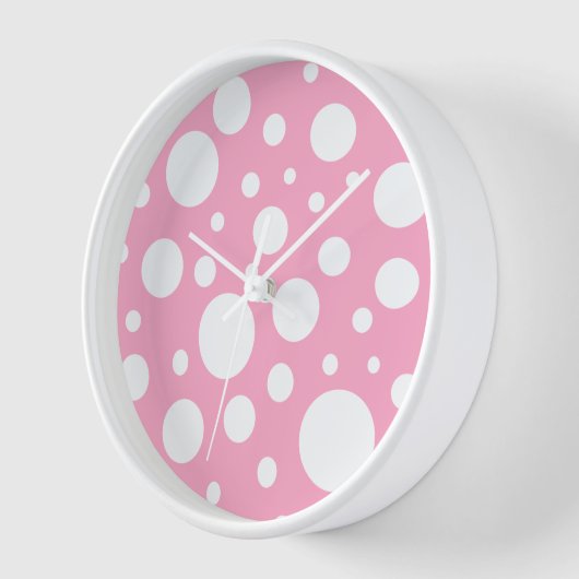 Horloge des points roses (Angle)