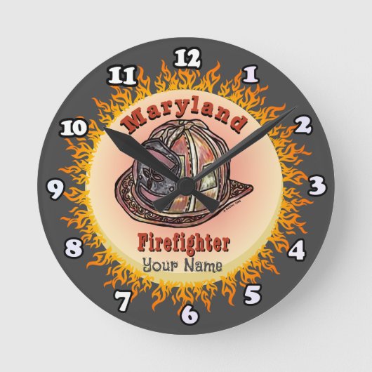 Horloge des pompiers du Maryland (Recto)