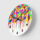 Horloge des puces de peinture (Angle)