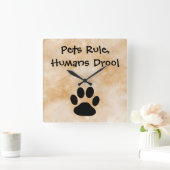 Horloge des règles pour animaux (Maison)