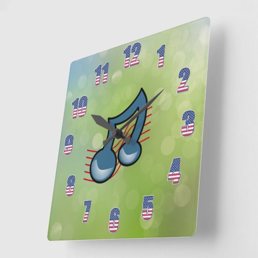 Horloge des signes musicaux (Angle)