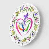 Horloge des symboles chrétiens (Angle)